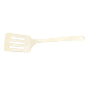 Vintage Pyrex Accessories Slotted Spatula Turner Cream White Serrated Edge 3370